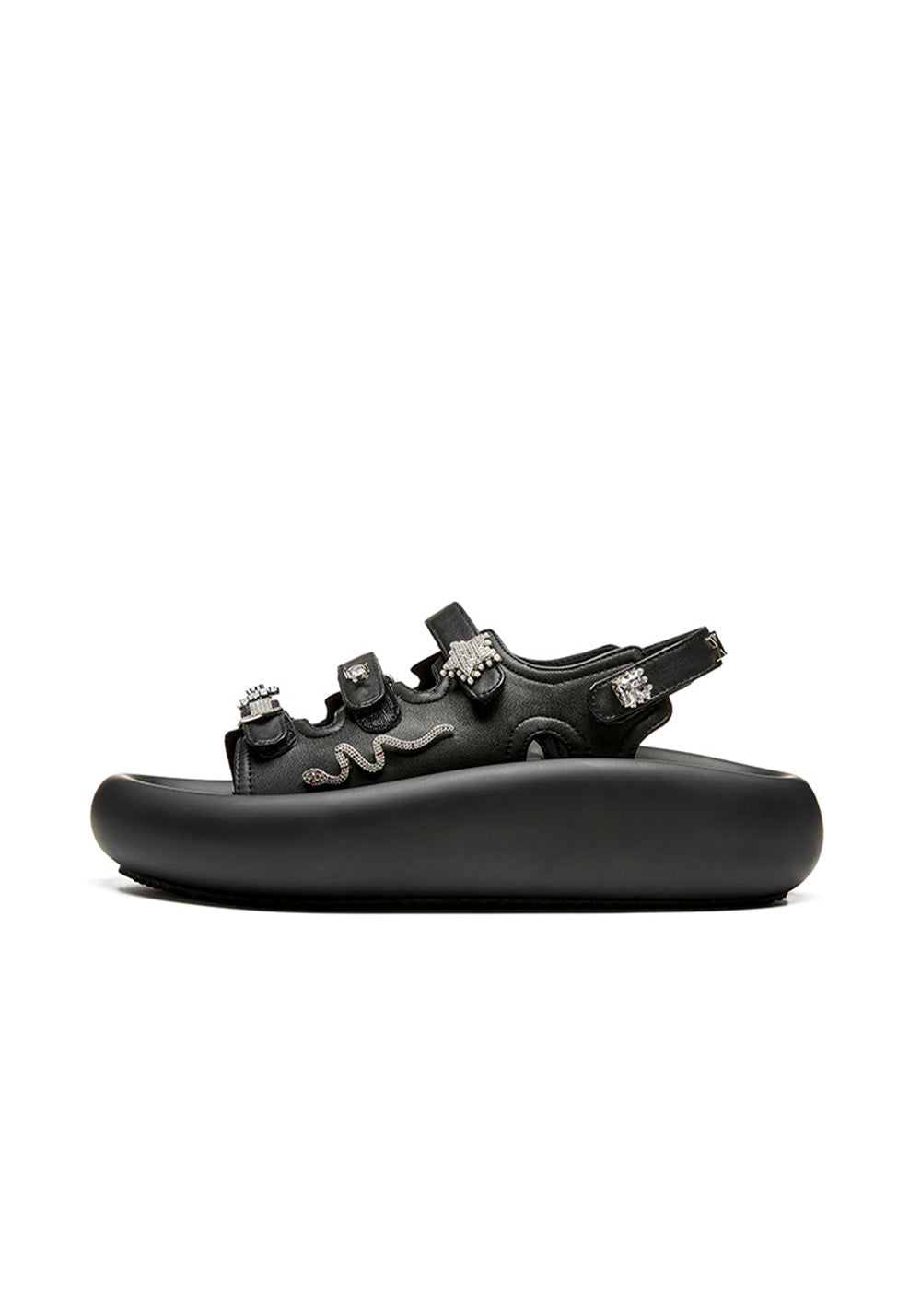 XMZY | Year of Snake Metal Sandals-Black - PSYLOS 1, XMZY | Year of Snake Metal Sandals-Black, Sandals, XMZY•JAPAN, PSYLOS 1